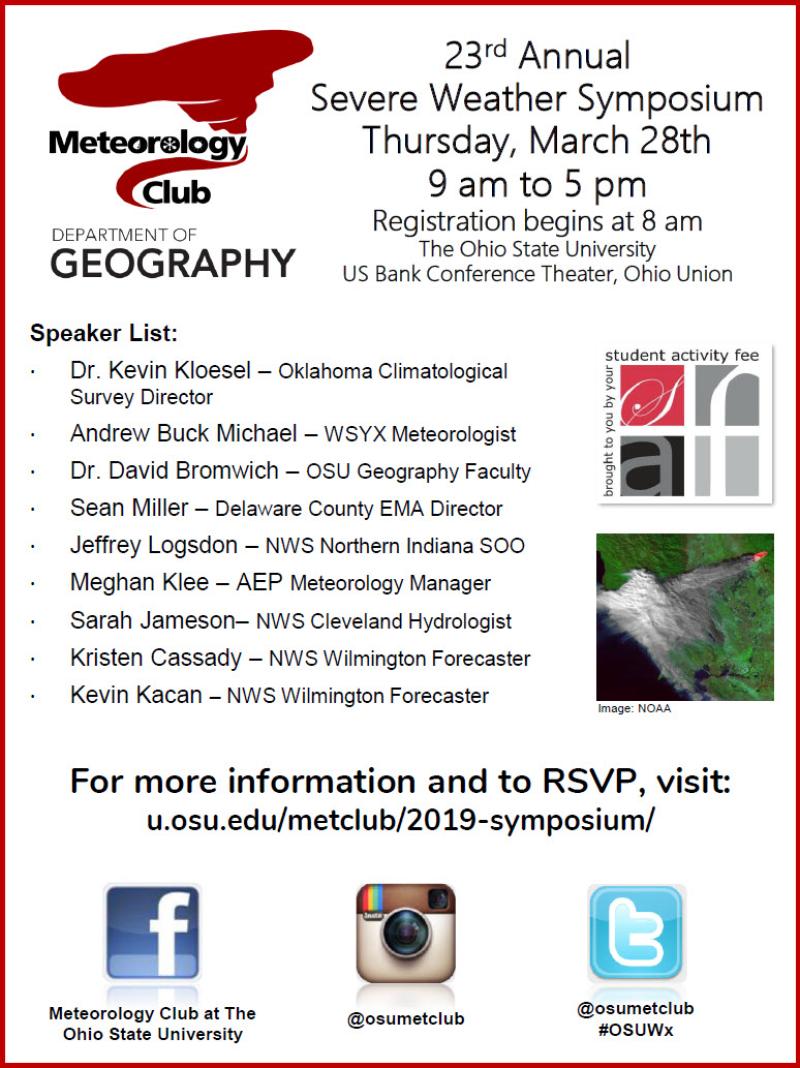 Symposium speaker list Syposium Flyer