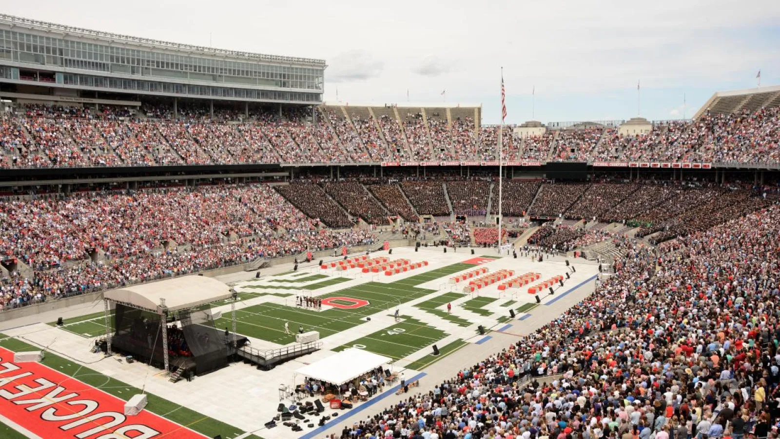 Ohio State Commencement in the Shoe