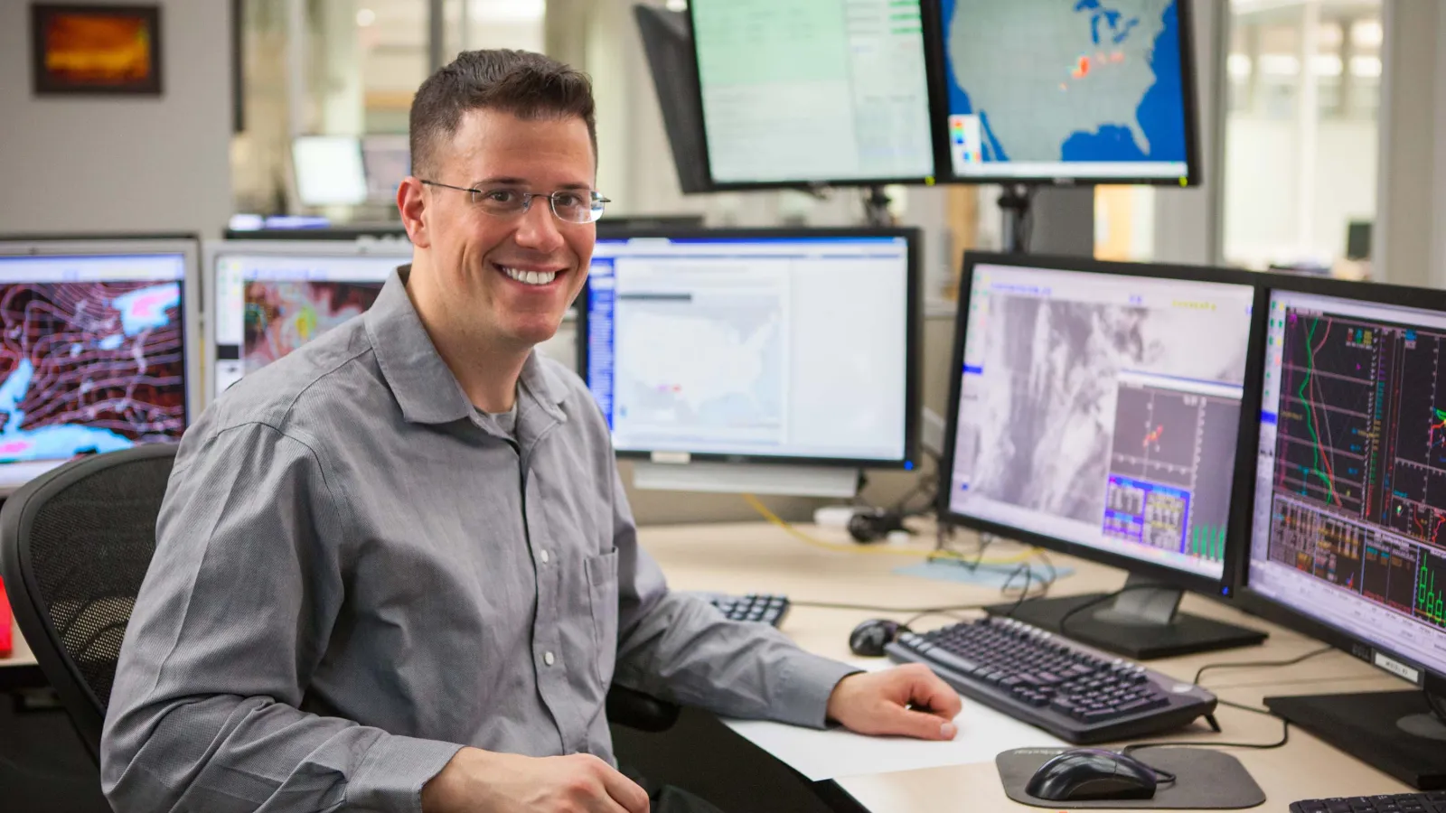 Ariel Cohen, OSU Alum working at Storm Prediction Center