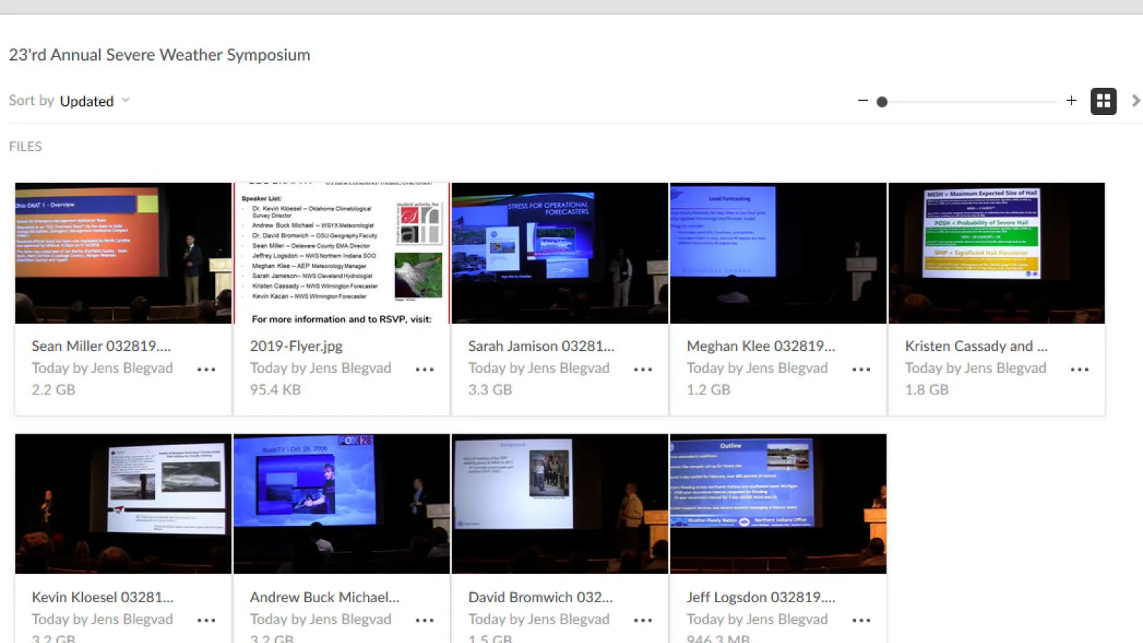 Symposium on box