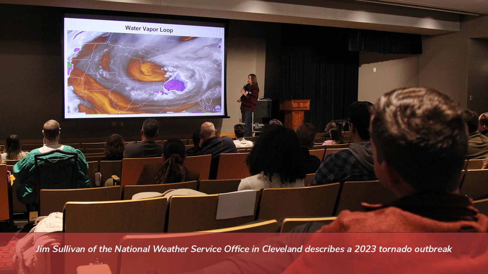 Jim Sullivan of the National Weather Service Office in Cleveland describes a 2023 tornado outbreak