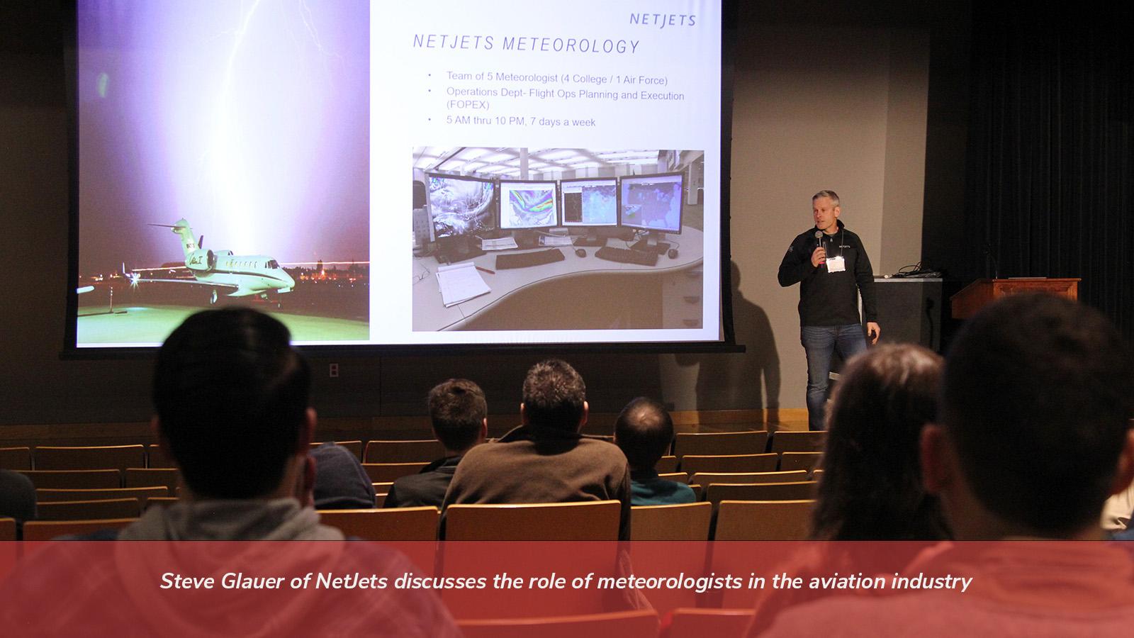 Steve Glauer of NetJets discusses the role of meteorologists in the aviation industry